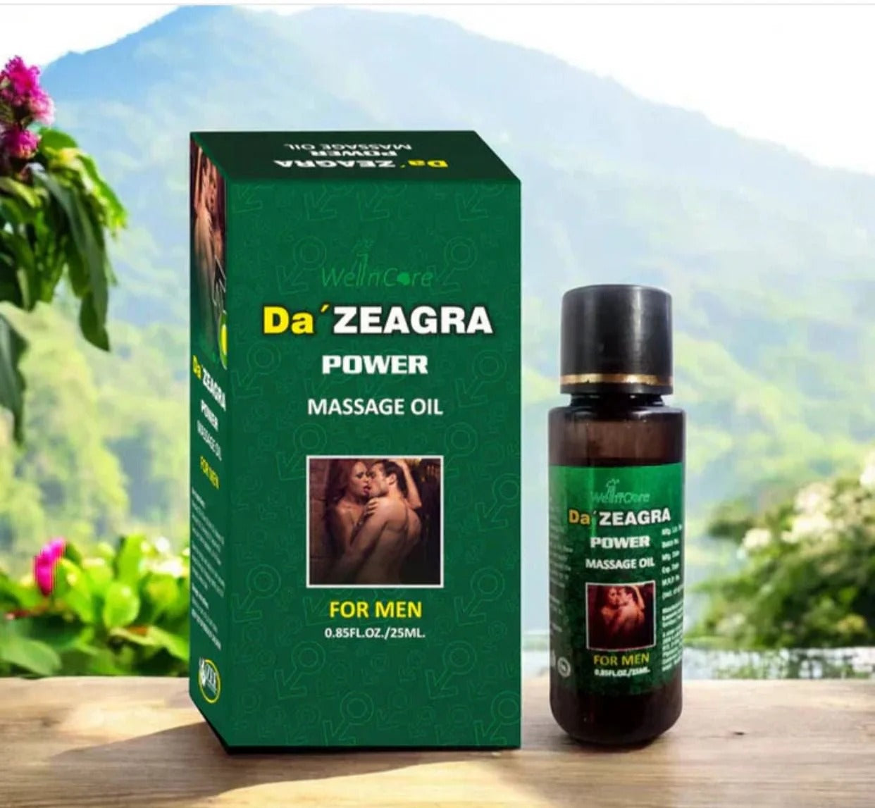 Da’ Zeagra Massage Oil – Revitalizing & Relaxing Herbal Body Oil
