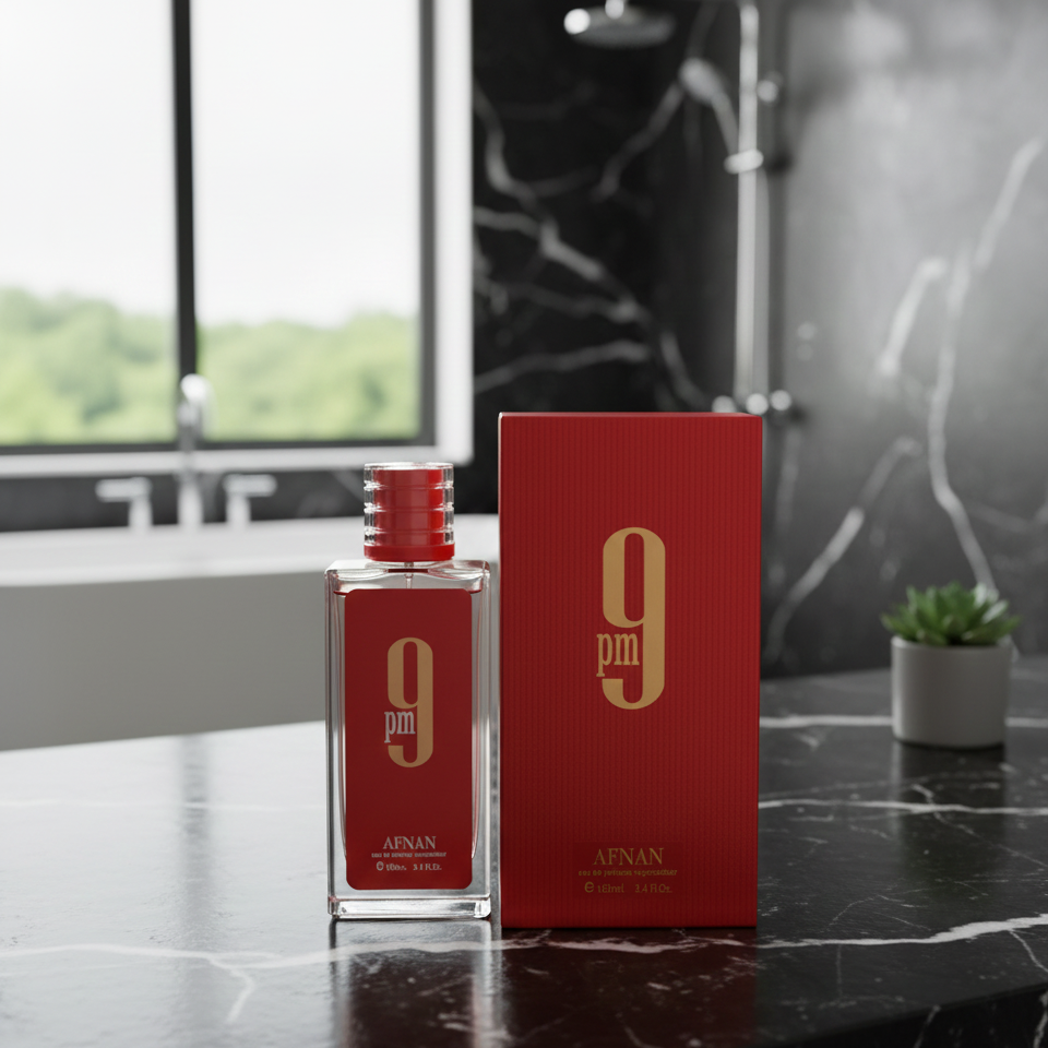 Afnan 9PM Perfume – Unisex EDP 100ml Black, Long-Lasting Elegant Fragrance for Men & Women