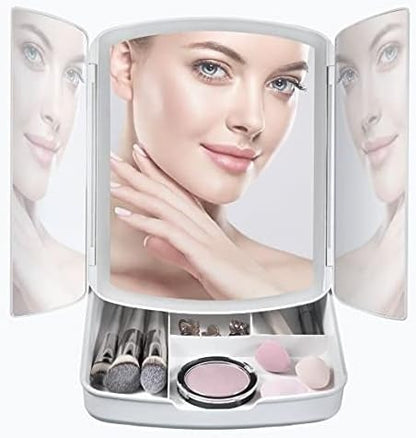My Fold Away Lighted Makeup Mirror