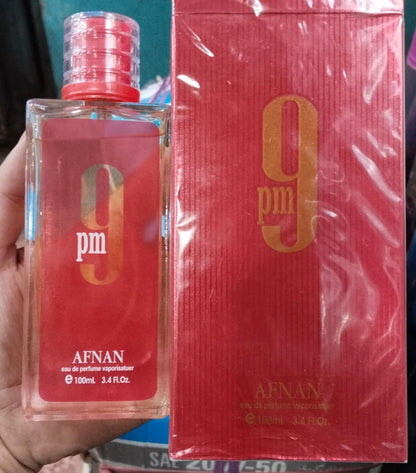 Afnan 9PM Perfume – Unisex EDP 100ml Black, Long-Lasting Elegant Fragrance for Men & Women