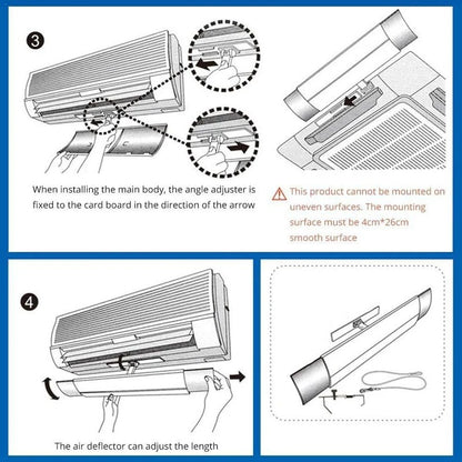 Adjustable Air Conditioner Shield